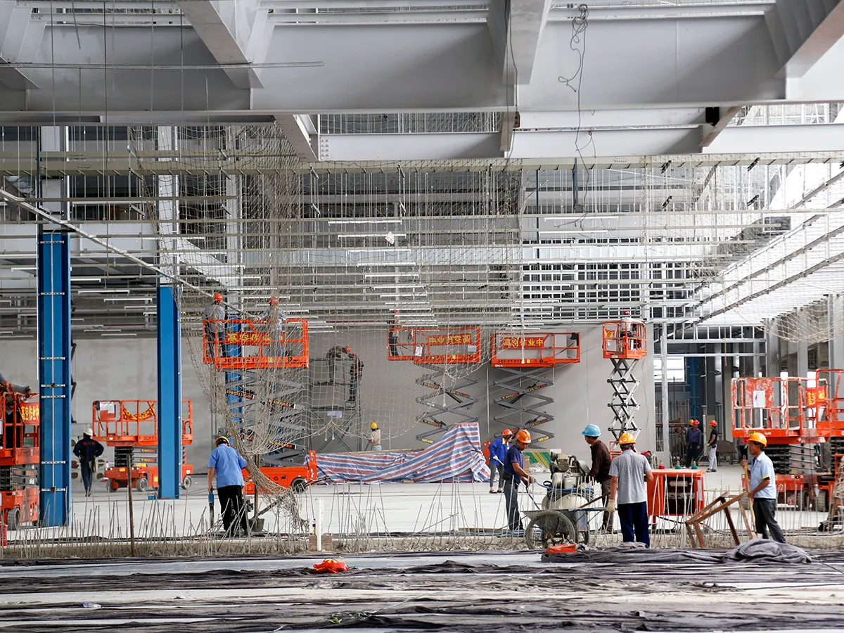 Dingli Scissor Lift on site